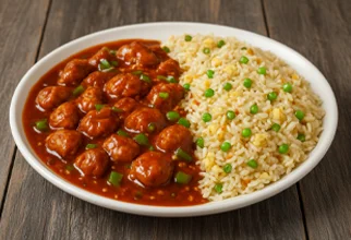 Fried Rice / Chicken Manchurian